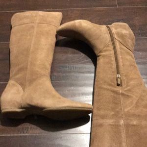 Kenneth Cole Reaction Suede Taupe Calf Boots